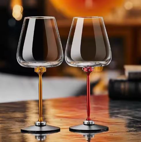 Glass That Spins Can't Be Fall Down -  The Magic Cooling Unique Rotating Spinning Crystal - Glass Red Or White Wine Glasses