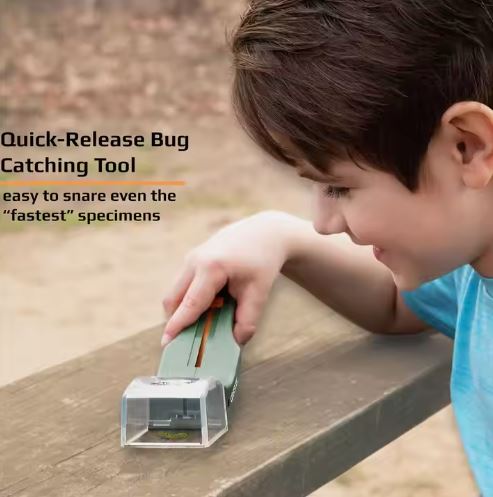 Quick-Release Bug Catching Tool and Magnifier for Spider Insect Catcher